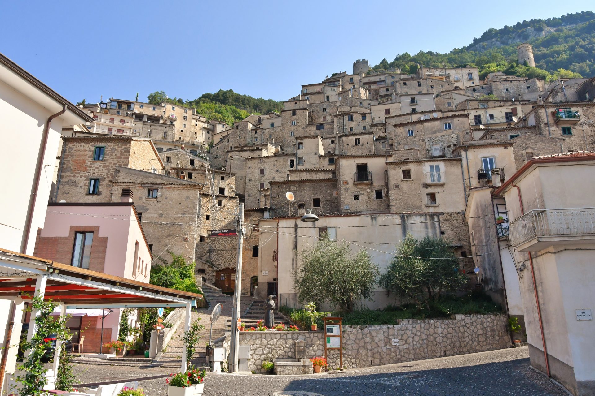 panoramic view of a town in Molise